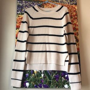 Snuggly black and white sweater